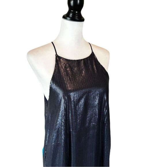 NWT Corey Lynn Calter Navy Sequin Dress | S - Picture 2 of 8
